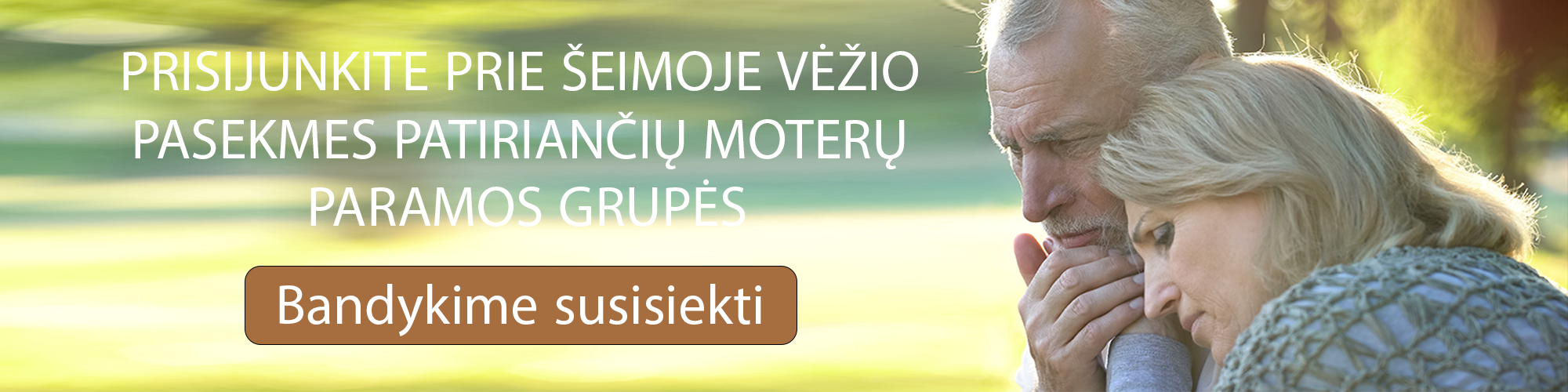 Paramos grupė moterims- vėžys šeimoje