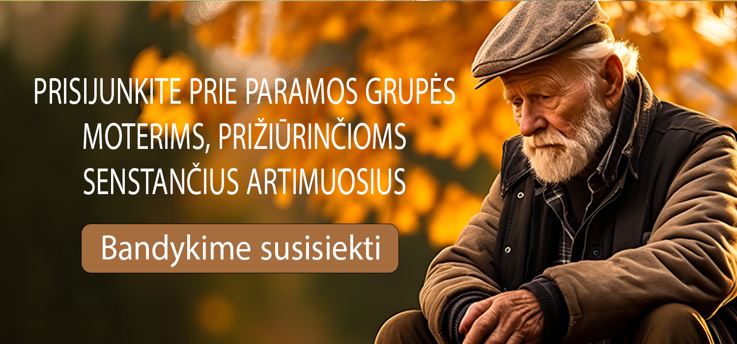 artimieji su demencija